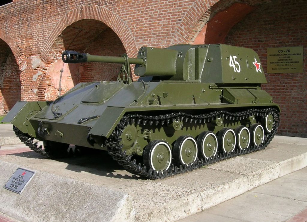 Su-76M, muzeum Nižnij Novgorod