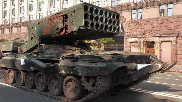 TOS-1A na Dni nezávislosti Ukrajiny