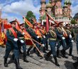 Oslavy 80. výročí vítězství Rudé armády v 2. světové válce v Moskvě