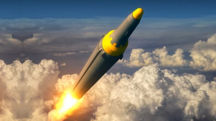 Balistická raketa za letu