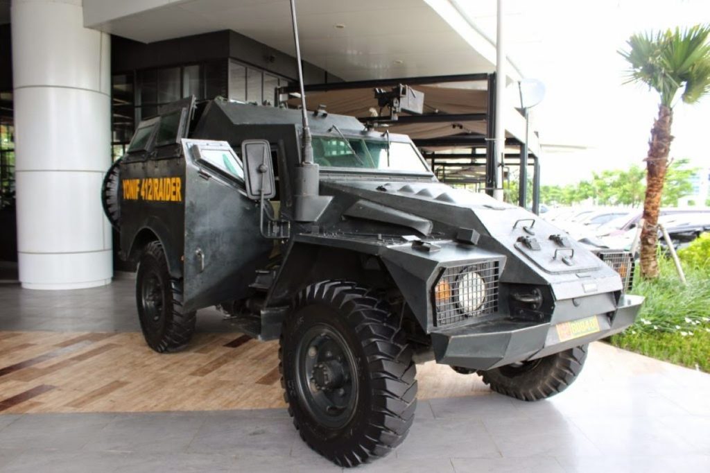 BTR-40, značně modernizovaný stroj indoinéské armády, 2014