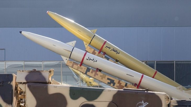 Dvě íránské balistické rakety