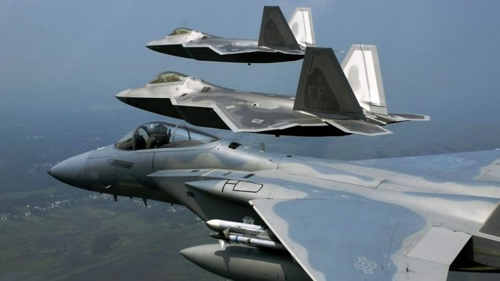 Letka F-35 a F-15