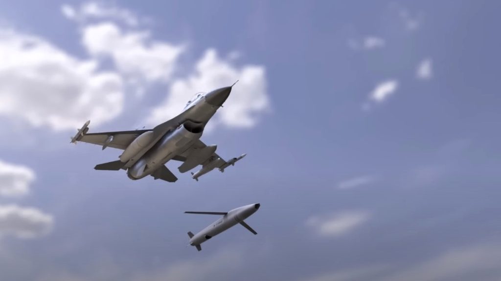 Střela ICE BREAKER a letoun F-16