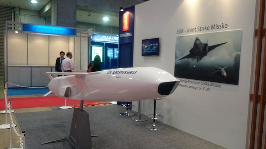 Vystavená Joint Strike Missile