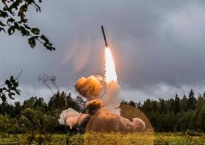 Startující ruská raketa