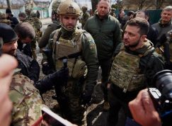 Volodymyr Zelenský mezi lidmi