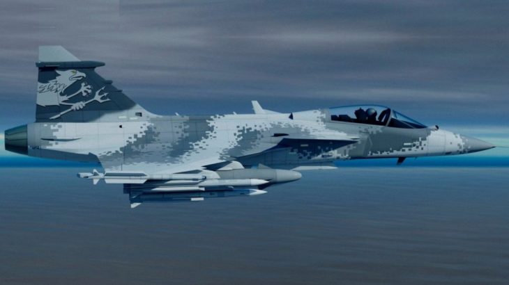 Renderovaná podoba Gripen Maritime