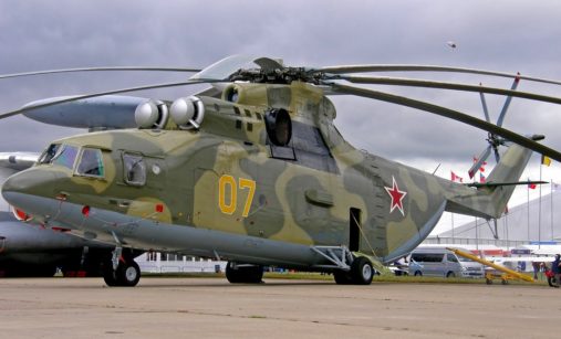 Ruský vrtulník Mil Mi-26 Halo