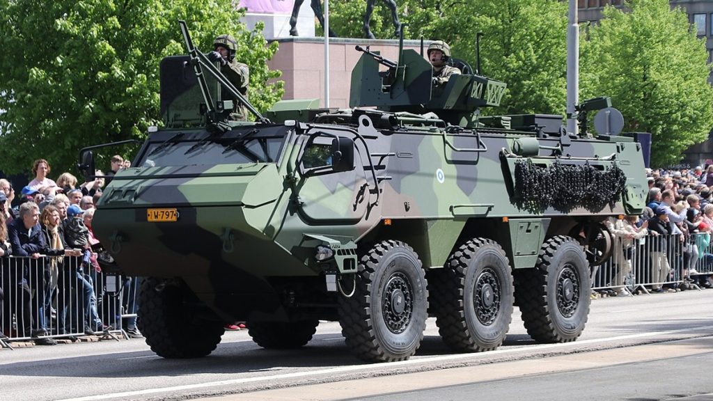 Patria 6x6 na přehlídce