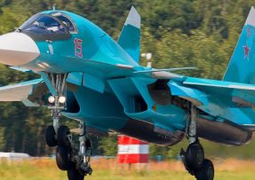 Bombardér Su-34 ruského letectva