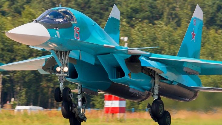 Bombardér Su-34 ruského letectva
