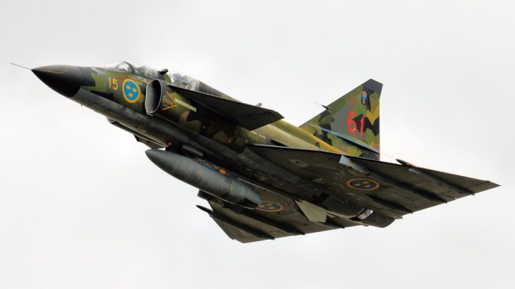 Saab 37 Viggen v letu
