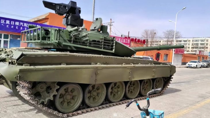 Čínská modernizace tanku T-72