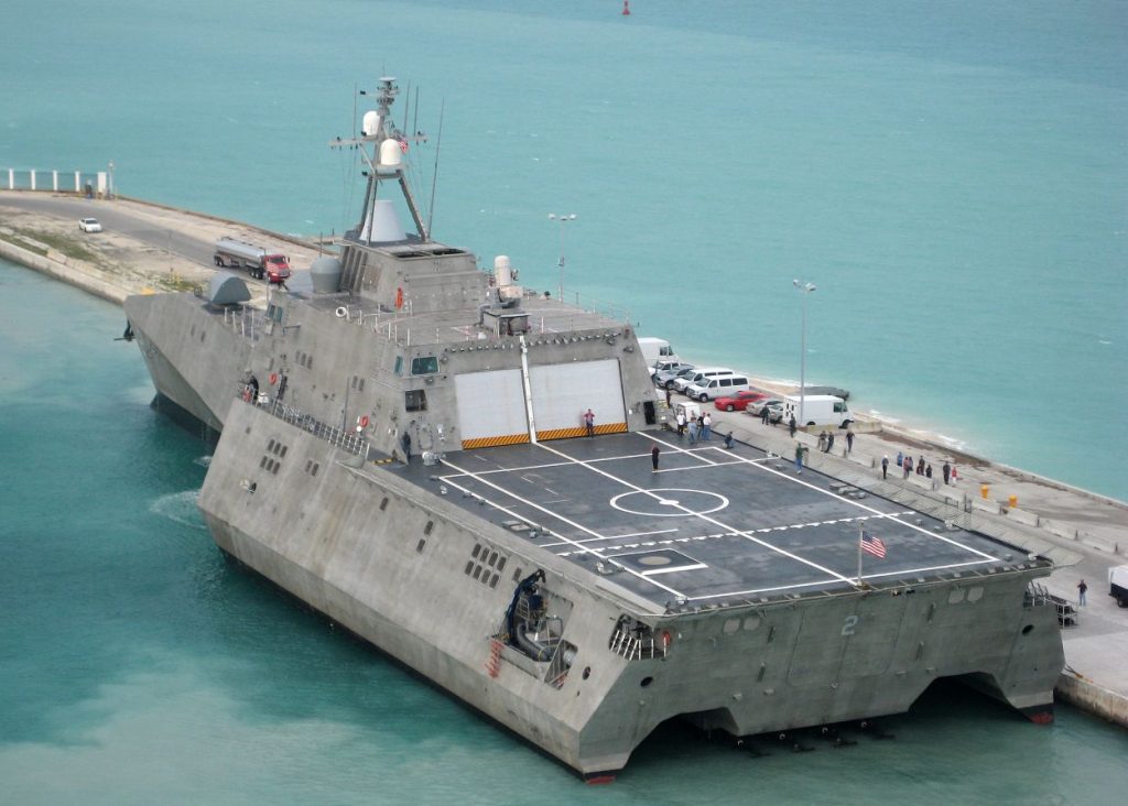 USS Independence (LCS_2), záď lodi, Key West, 2010