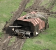 Poškozený želví tank