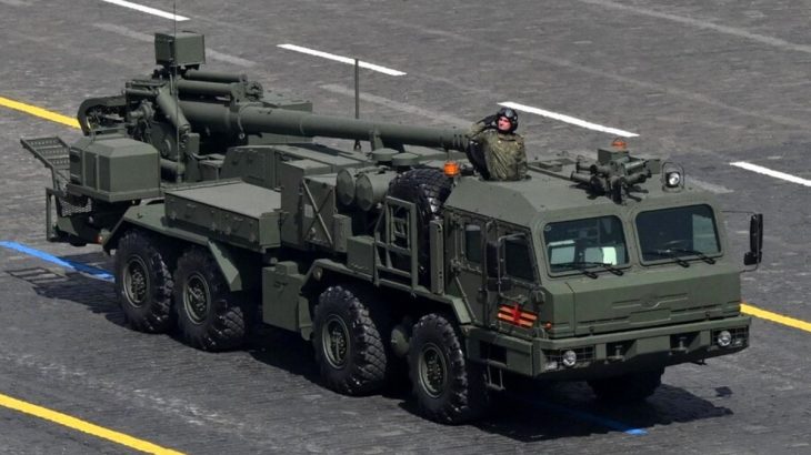 2S43 Malva na oslavách ke Dni vítězství v Moskvě (2025)
