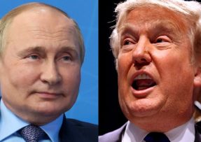 Vladimir Putin a Donald Trump