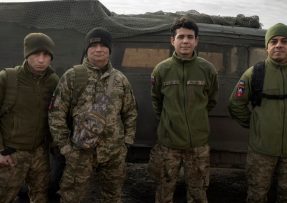 Kolumbijští vojáci v ukrajinské armádě