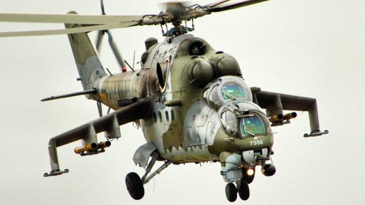 Bojová helikoptéra Mi-24