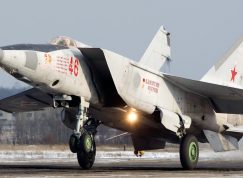 MiG-25 ruského letectva při startu