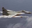 MiG-29 útočící nad mořem