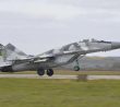 MiG-29 vzlétající z letiště