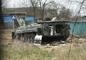 Opuštěné ruské BMP-2