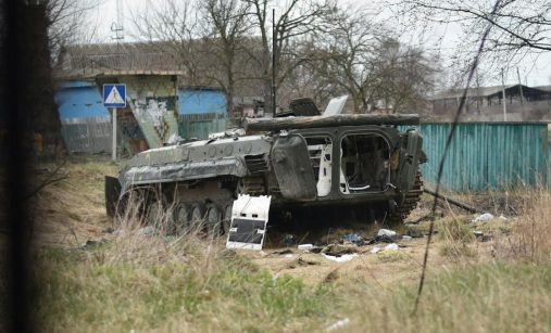 Opuštěné ruské BMP-2