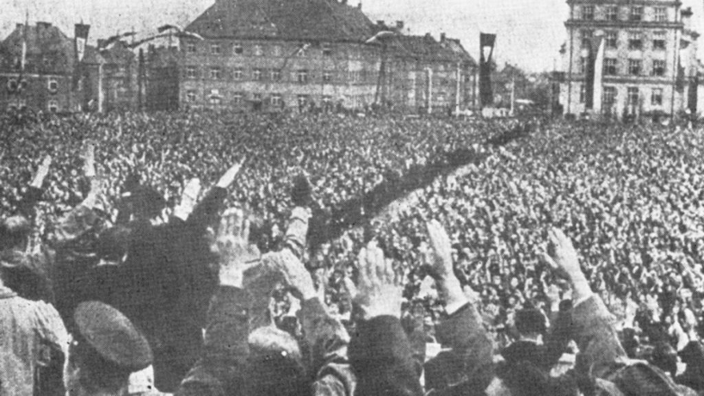 Setkání Sudetoněmecké strany v Liberci v květnu 1938