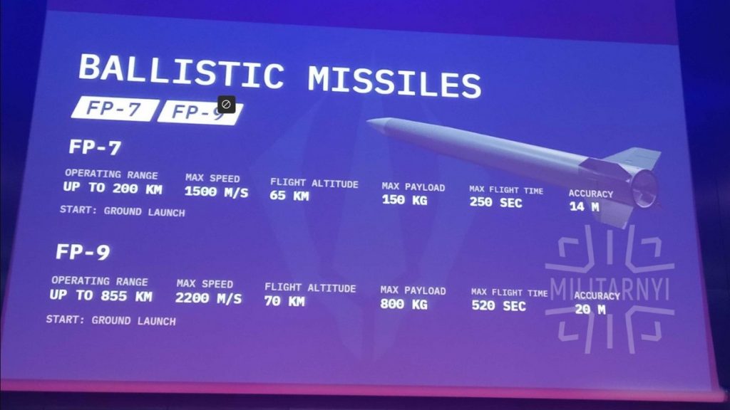 Balistické rakety FP-7 a FP-9