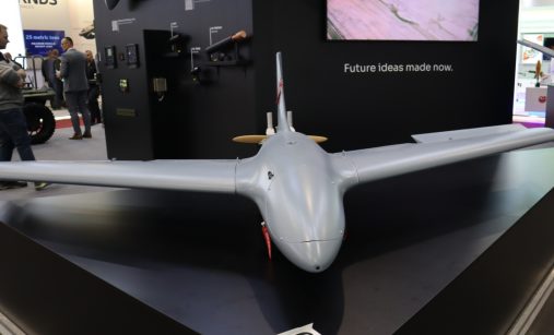 Dron MTS 40 na výstave IDET