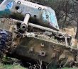 Opuštěný tank T-62