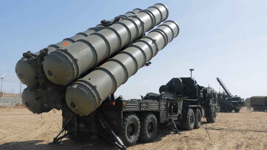 Odpalovací vozidlo ruského systému S-400