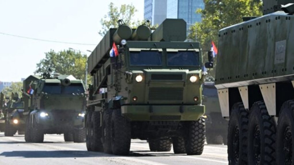 Šumandija s raketami Jerina 1 a střelami Vila 1