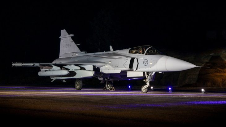 Švédský letoun Gripen
