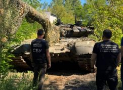 Ukořistěný tank T-72