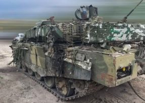 Zničený ruský tank T-90M Proryv-3