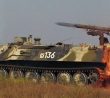 9P149 Šturm-S odpaluje protitankovou střelu