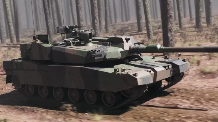 Animace tanku K2PL Black Panther