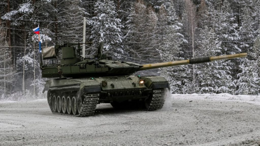 T-90M v zimě