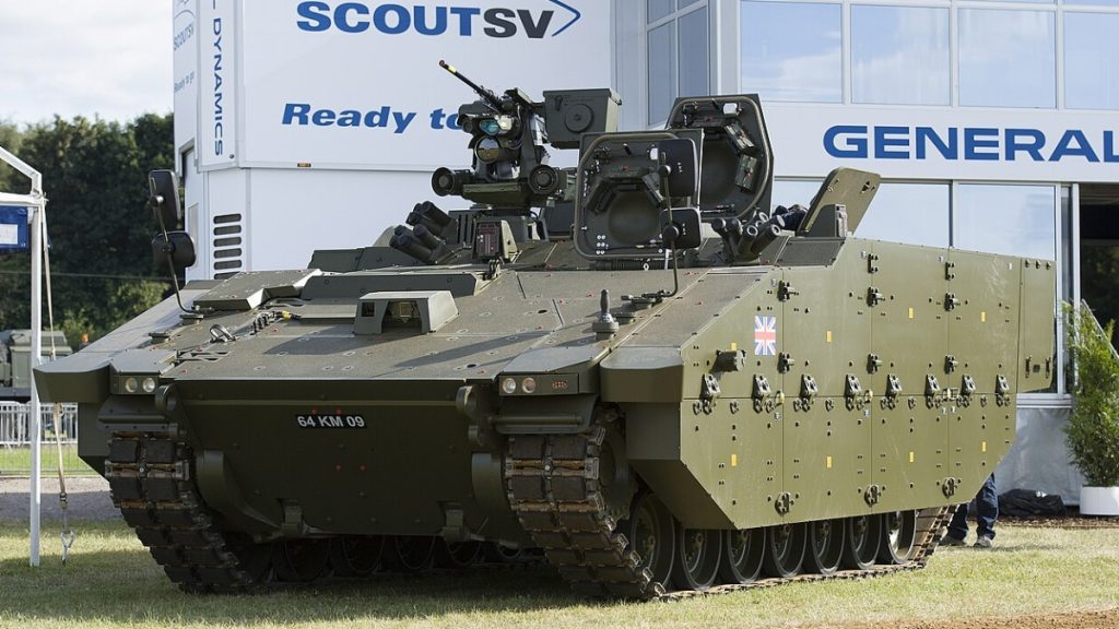 Vozidlo Ares z rodiny Ajax