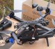 Ukrajinský dron s 6 brokovnicovými hlavněmi