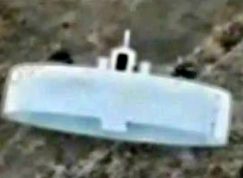 Ruský dron s uzavřeným křídlem