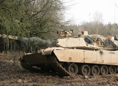 Zapadlý tank Abrams