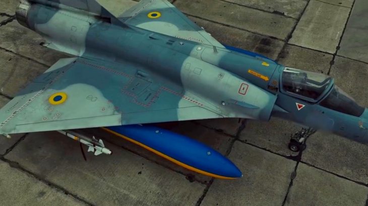 Ukrajinský Mirage 2000 se střelami Magic-2