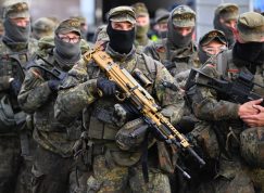 Cvičení německých vojáků