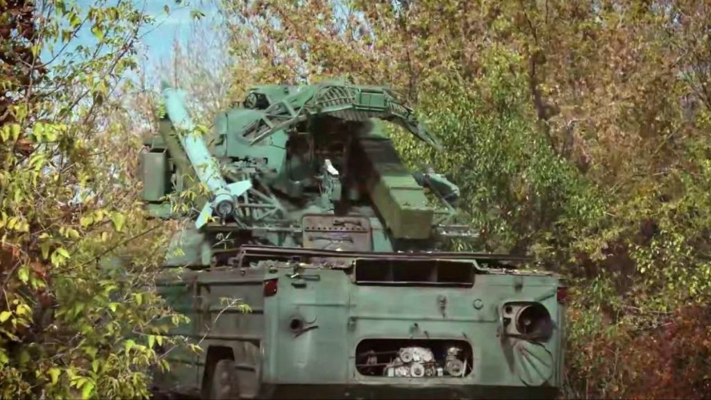 9K33M3 Osa-AKM s námořní střelou