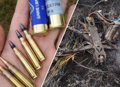 Protidronová munice a sestřelený dron