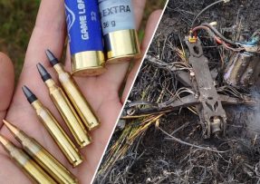 Protidronová munice a sestřelený dron